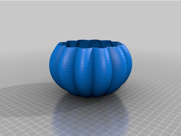 Bruxas abóbora vaso plantador 3D print model - Mito3D