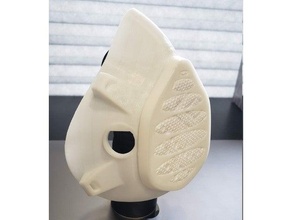 covid-19 mask exhale vent improvements 3d print model - Mito3D