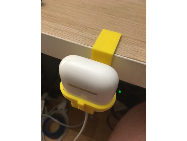 airpod edge table stand 3D print model - Mito3D