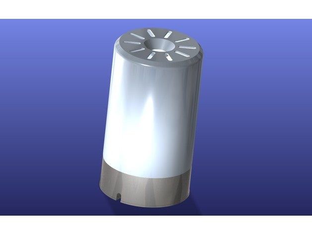 lampada cilindro e27 e14 comodino scrivania 7w max guidato geeetech luce 3D print model - Mito3D