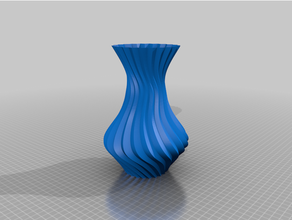spiral vase 3d printing slash flower sculpture twisted 3d print model - Mito3D