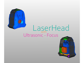 laser testa 55w ultrasonico messa fuoco 3d print model - Mito3D