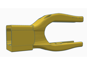 crossbow stock attachment 3d print model - Mito3D