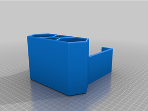 pegajoso Nota bolígrafo soporte indefenso escritorio organizador bloc 3d print model - Mito3D