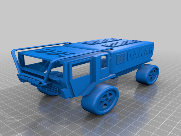 rc body dakar camion 3D print model - Mito3D