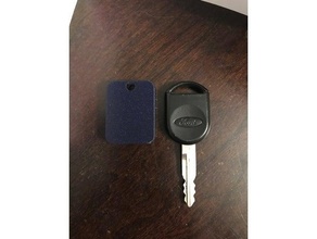ford key holder keychain 3d print model - Mito3D