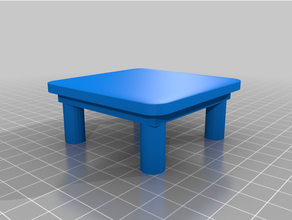 beanie boo kitchen table 3d print model - Mito3D