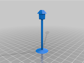 lamppost 3d print model - Mito3D