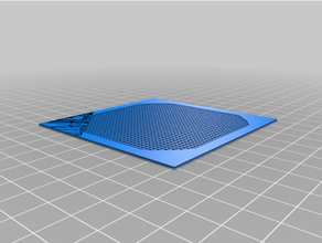 customized parametric mesh filter 3d print model - Mito3D