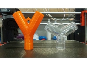 ventilator connector - supports covid-19 covid19 junction medical tube tubing 3d print model - Mito3D