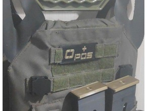 molle sangue gruppo etichetta armatura veste genere medico militare piatto vettore 3d print model - Mito3D