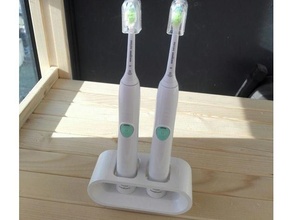electric toothbrush holder philips sonicare easyclean 3 series philips-sonicare stand 3d print model - Mito3D
