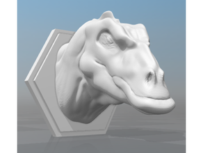 dinosaurio edmontosaurio jurásico parque t rex Warcraft 3d print model - Mito3D