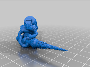 skaven warp grinder homme rat nuage 3d print model - Mito3D