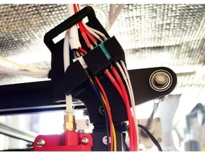 ender 5 guider tube câbles hotend câble gestion créalité ender5 3d print model - Mito3D