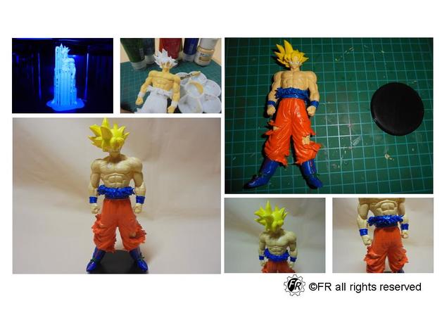 Drachen Ball Goku 3D print model - Mito3D