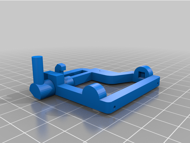 mini catapulta escritorio 2 piezas 3D print model - Mito3D