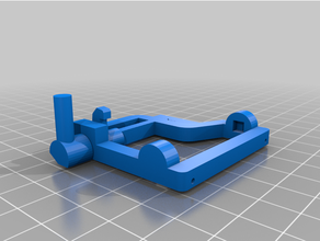 mini catapulte escritorio 2 piezas 3d print model - Mito3D