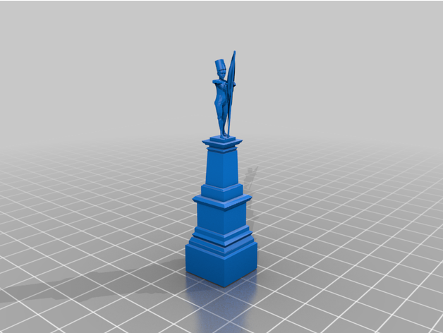 sgt jaspe monumento charleston sc 3D print model - Mito3D