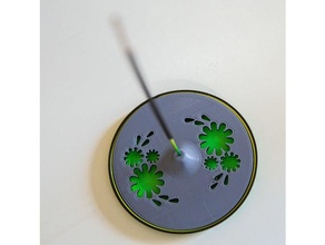 incense stick holder ashtray incenseholder 3d print model - Mito3D