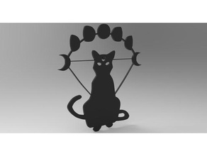 geometrico gatto 3d print model - Mito3D