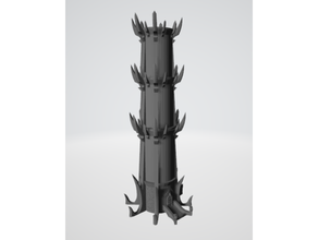 karanlık elf kule Warhammer yaş Sigmar elfler fantezi duvar 3d print model - Mito3D