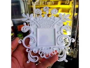 simply photo gold decoration 3d print model - Mito3D