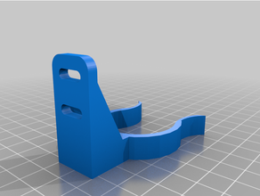 kitchen skirting board mounting clamp 3d print model - Mito3D