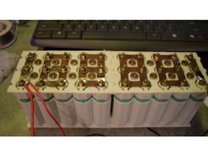 post-scarcity lithium battery kit inspired 18650 ebike ion robot solderless vruzend 3d print model - Mito3D