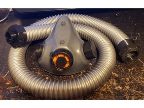 honeywell north respirator adapters caps 3d print model - Mito3D