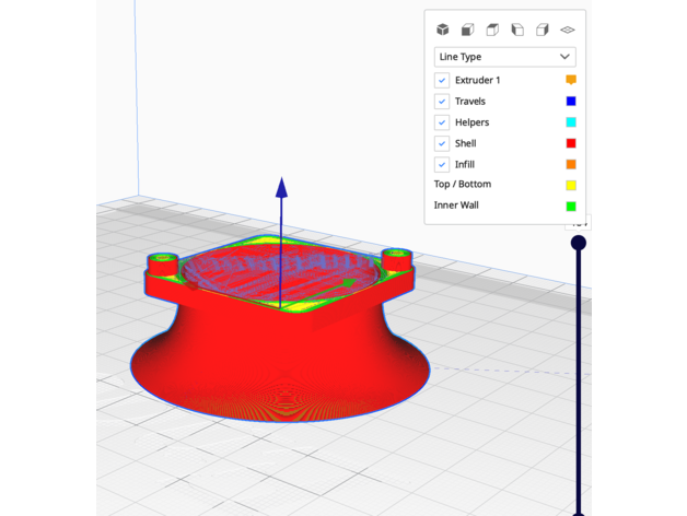 40 mm ventilador aventurarse 3D print model - Mito3D