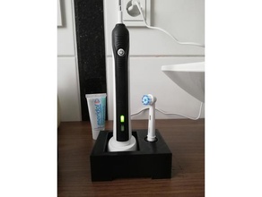 elettrico spazzolino titolare supporto 3d print model - Mito3D