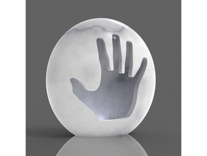 Innere Skulptur Dekor Dekoration dekorativ Design Gib Lampe LED Licht Beleuchtung 3d print model - Mito3D