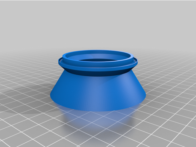 portafilter funnel 51 mm diameter 3D print model - Mito3D