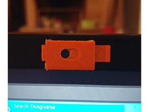 sliding camera cover laptop 3d print model - Mito3D