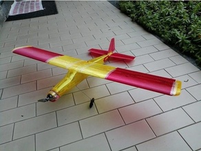 kek 3d basılı rc uçak model 3d print model - Mito3D