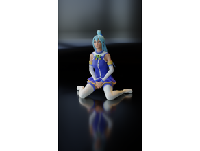 água Konosuba anime personagem aquário figura figuras escultura 3d print model - Mito3D