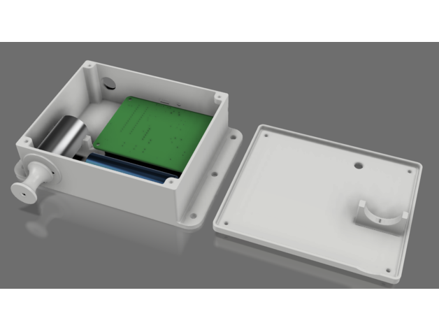 boitier porte automatique poulailler 3D print model - Mito3D