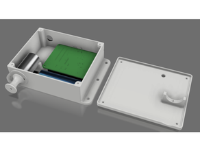 boitier porte automatico gallinero 3d print model - Mito3D