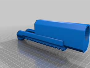 mk23 Socom dengeleyici Genişletilmiş Demiryolu 3d print model - Mito3D