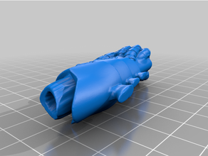 esocrino zaino cannone tiranidi 3d print model - Mito3D
