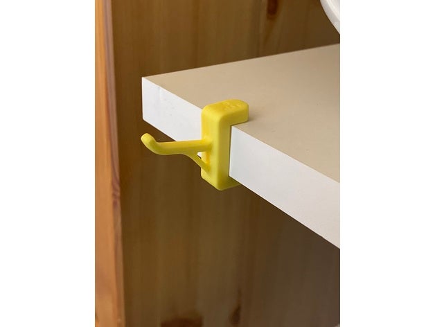 shelf-hook typ 6 19mm boards p-slot hook shelf shelves shelvingsystem shelving 3D print model - Mito3D