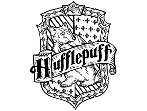 Hogwarts Casa creste Grifondoro corvonero Tassorosso Taglio laser 2dart 2d arte parete Harry Potter vasaio hpotter taglio tagliare 3d print model - Mito3D