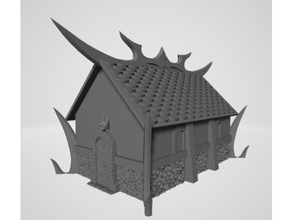 dark elf house warhammer 3d print model - Mito3D