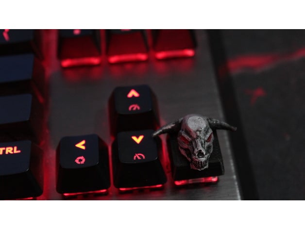 keycap Cerise mx icône péché condamner 3D print model - Mito3D