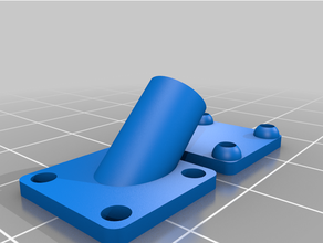 customized brace rod holder airplanesb 3d print model - Mito3D