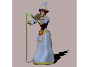 mage bruxas creatures dungeons dragons witch 3d print model - Mito3D