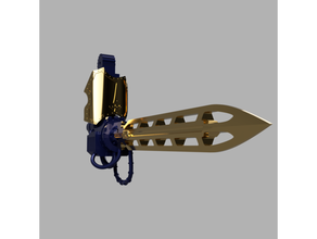 tdc caimán Tormentoso cuchillo mantequilla 3d print model - Mito3D