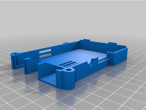 framboise pi double fourniture alimentation psu Cas gaine 3d print model - Mito3D