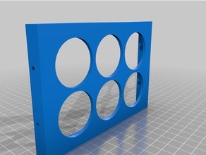 6-well plate holder 3d print model - Mito3D